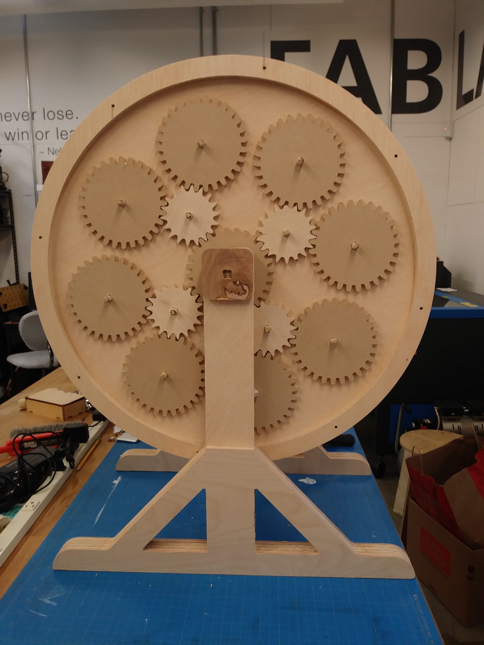 CNC Book Wheel Assembled